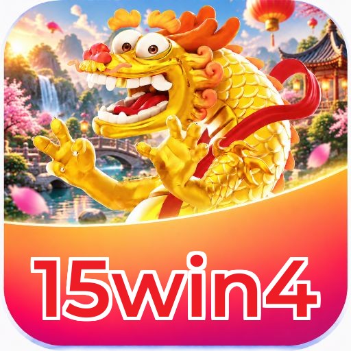 Interface da plataforma 15win4 mostrando slots populares e bônus de boas-vindas